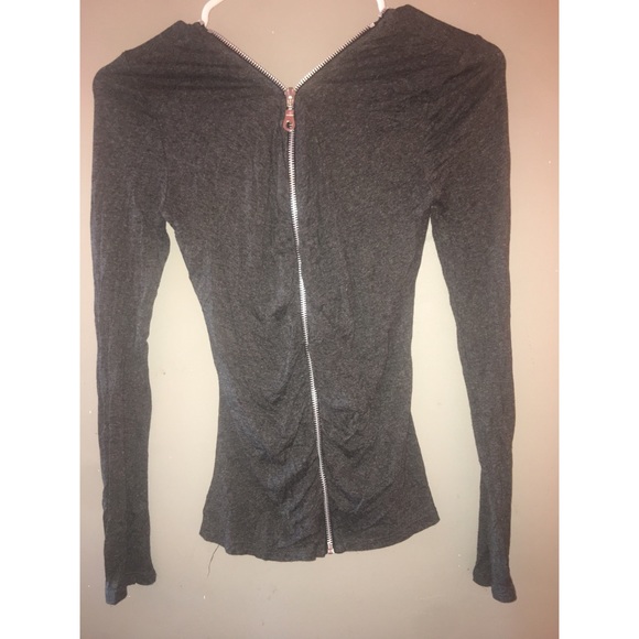 double zipper sweater